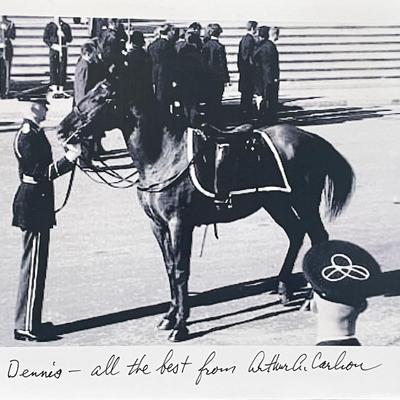 JFK Funeral  Arthur A. Carlson signed photo