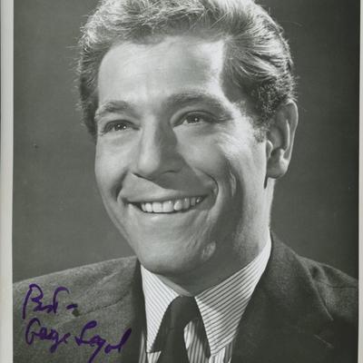 George Segal signed photo
