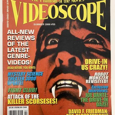Videoscope Magazine Christopher Lee Dracula Summer 2000 #35