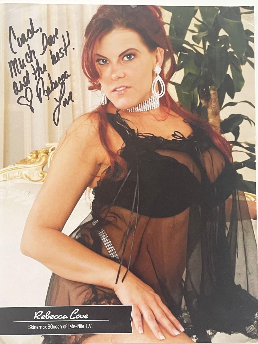 Rebecca Love signed photo