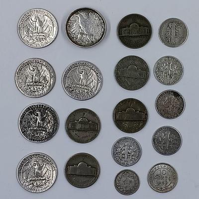 Mixed Lot of Silver Coins