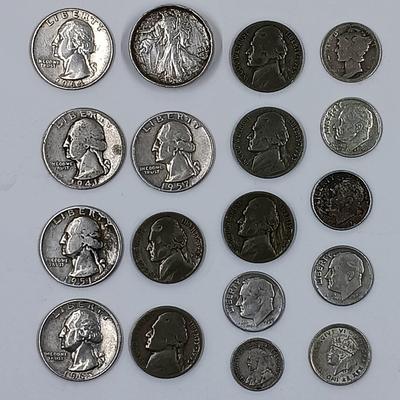 Mixed Lot of Silver Coins