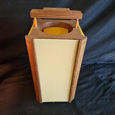 Wood and Rice Paper Lamp and Votive Light (LR-DW)