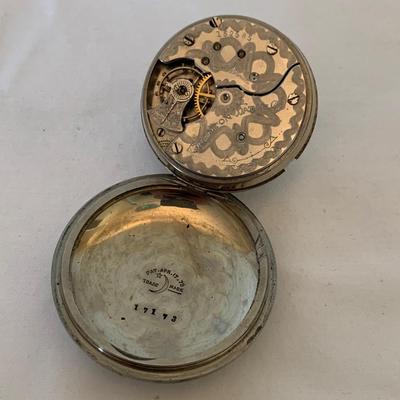 Trenton Watch Co. & Sears Hunter & Dogs Pocket Watches (P-HS)