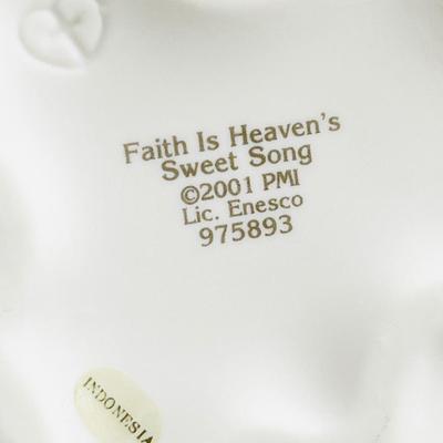 PRECIOUS MOMENTS ~ Faith Is Heavenâ€™s Sweet Song