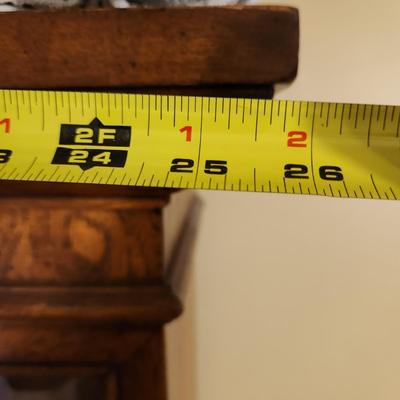 Lighted curio cabinet 22wx12dx72h