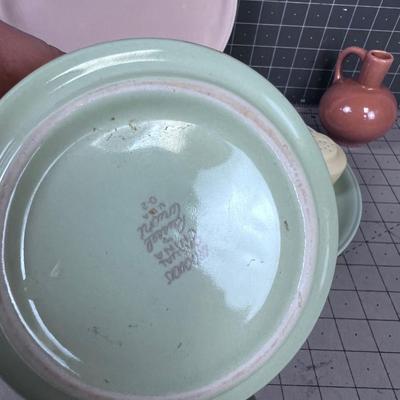 Pastel Pottery from the 1950's and 60s' Including Russel Wright 