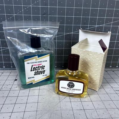 Vintage Cologne: Avon Wild Country and Electra Shave