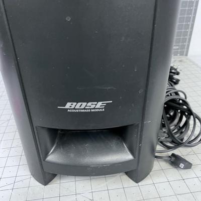 BOSE Powered Base Acustamas Module, Small Book Shelf Speaker, Power Cord, Connector 