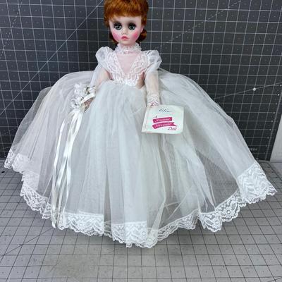 Madame Alexander ELISE Bride Doll With Stand 