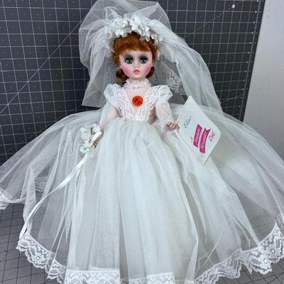 Madame Alexander ELISE Bride Doll With Stand 