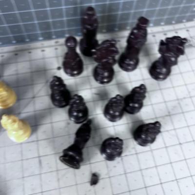 Partial Set of Plastic Chess Set 