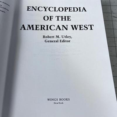 Encyclopedia pf the American West 