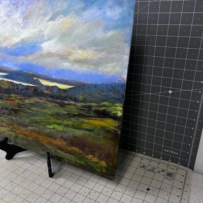 Oil on Board by Clayton R. Williams, NOTED Utah Artist Landscape / Lake 