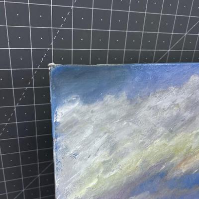 Oil on Board by Clayton R. Williams, NOTED Utah Artist Landscape / Lake 