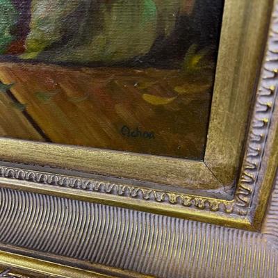 Oil on Canvas, Rabbits, Beautifully framed by OCHOA 