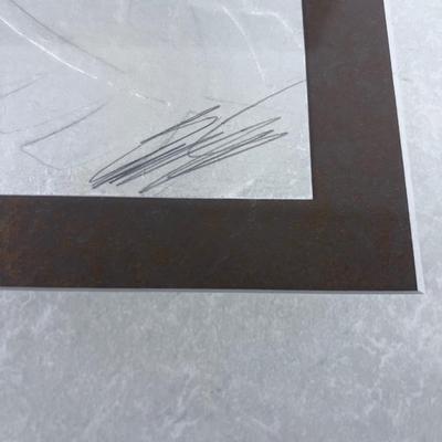 Pair of Vintage Framed Modern John Butler Signed, "Copper Leaf" Tone ABSTRACTS 