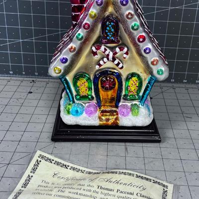 Thomas Pacconi Gingerbread House, Like New