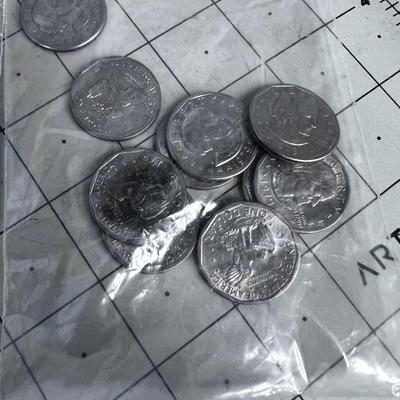 MONEY! Presidential Modern "Gold Toned" US Dollar COINS Susan B. Anthony 