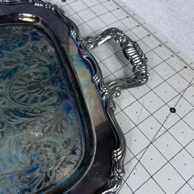 Impressive, Silver Plated Serving Tray by Oneida 