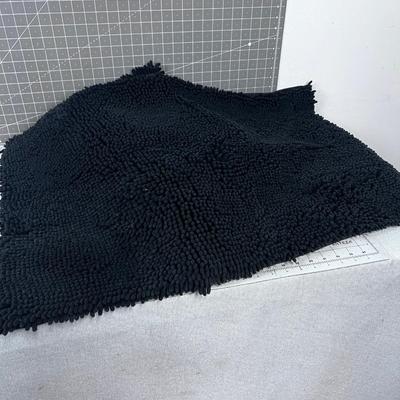 2 Kitchen Rugs BLACK 