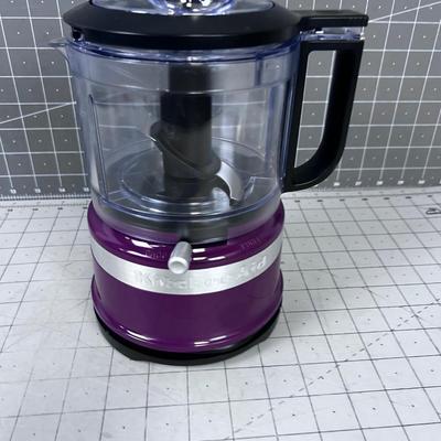 Kitchen Aid Food Processor Purple 