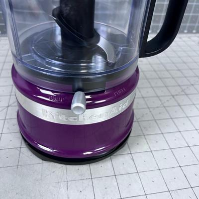 Kitchen Aid Food Processor Purple 