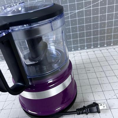 Kitchen Aid Food Processor Purple 