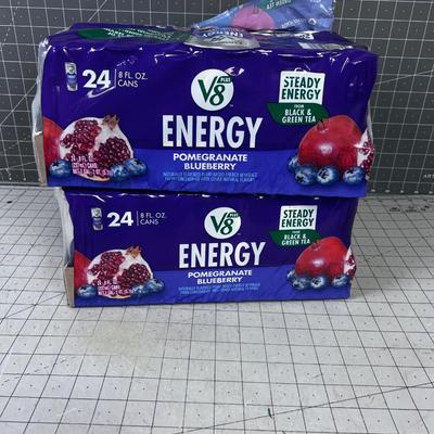 2 more  V8 ENERGY Pomegranate and Blueberry Flavor 