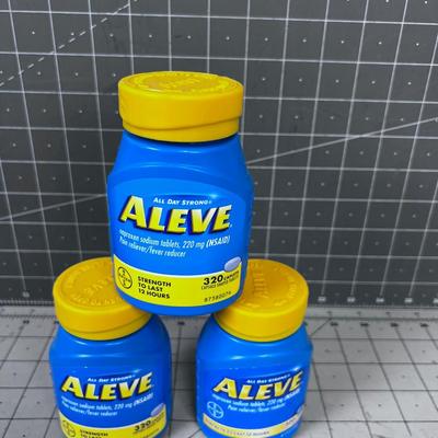 ALEVE 3 Bottles NEW 