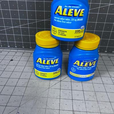 ALEVE 3 Bottles NEW 