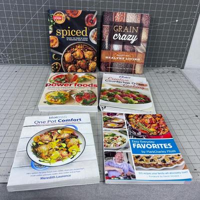 Mixed Lot of 6 Cook Books 