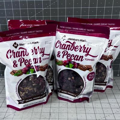 (4) Bags of Cranberry Pecan,  NEW never opened 