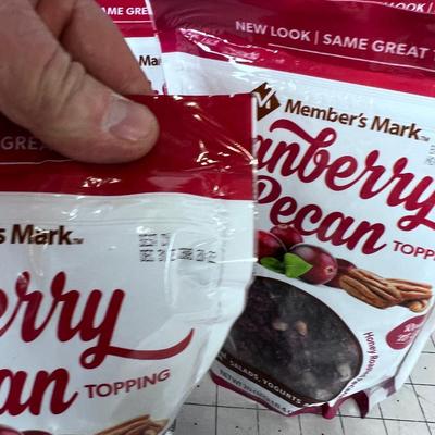 (4) Bags of Cranberry Pecan,  NEW never opened 