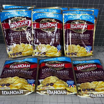 IDAHOAN Loaded Baked Mashed Potatoes Mixes NEW (12 packages)