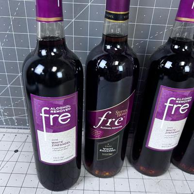 Sutter Home White FRE Zinfandel ALCOHOL FREE (6) 2004 & 2006 Vintages 
