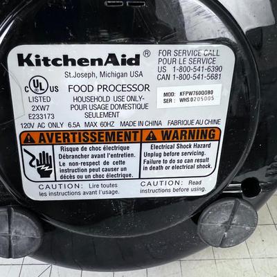 Kitchen Aid Food Processor Chopper BLACK Bigger with Juicer, Shredder Blade Attachments