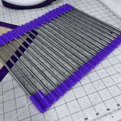 Cutting boards and Hot Pads, Purplish Tones