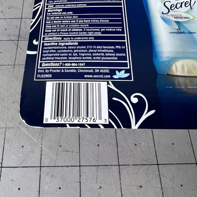 NEW 4 pack of SECRET 
