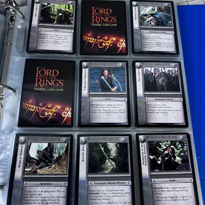 Collection of LORD OF THE RINGS CARDS 
