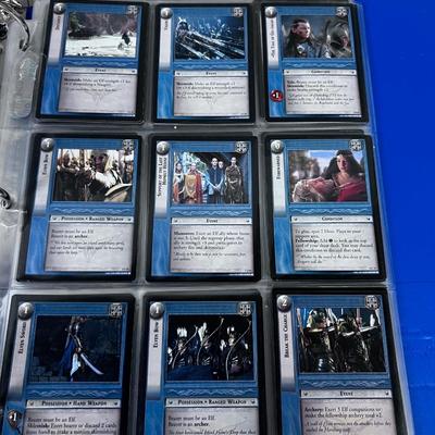 Collection of LORD OF THE RINGS CARDS 