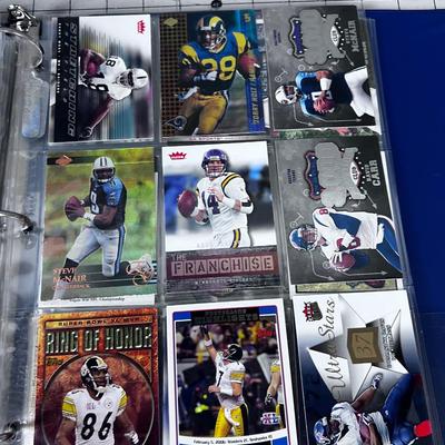 Binder full of Baseball & Football CARDS 
