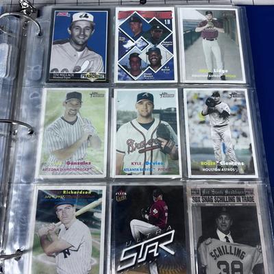 Binder full of Baseball & Football CARDS 