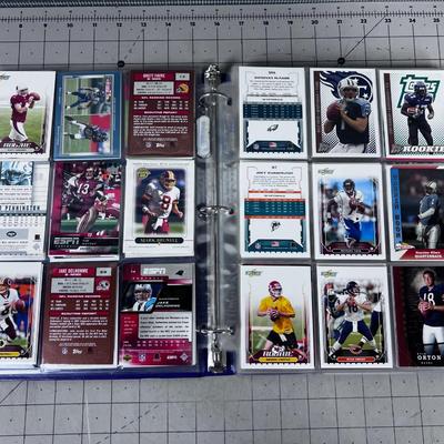 Binder of Football 2006 Cards- Payton Manning ROOKIE