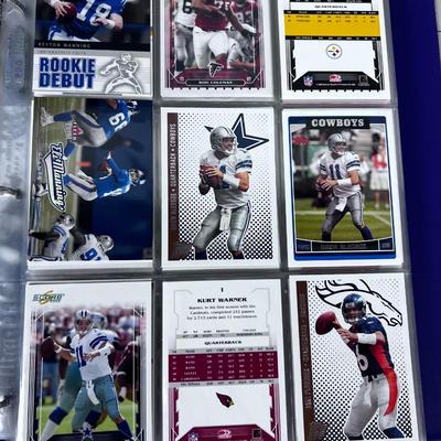 Binder of Football 2006 Cards- Payton Manning ROOKIE