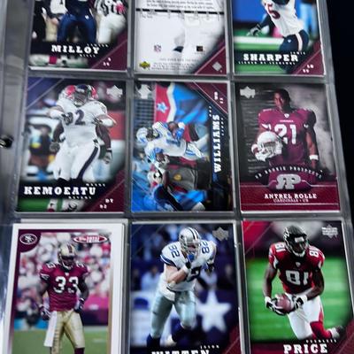 Binder of Football 2005 Cards 