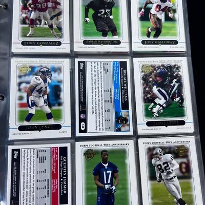 Binder of Football 2005 Cards 