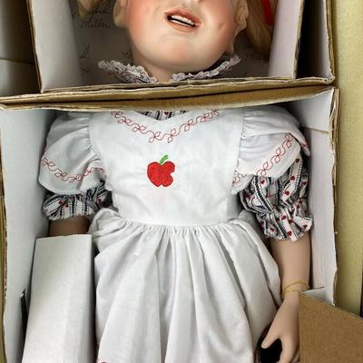  WENDY CRAWFORD BARBARA MILLER 20" PORCELAIN KATIE DOLL LTD ED NIB 