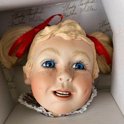  WENDY CRAWFORD BARBARA MILLER 20" PORCELAIN KATIE DOLL LTD ED NIB 