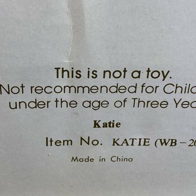  WENDY CRAWFORD BARBARA MILLER 20" PORCELAIN KATIE DOLL LTD ED NIB 